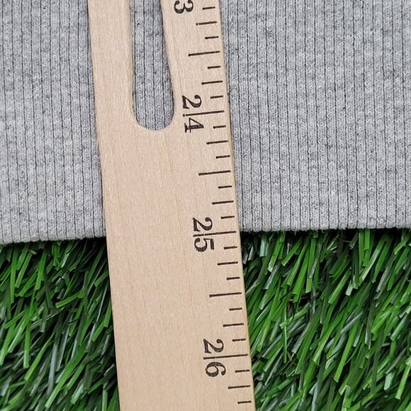 Champion C-Logo Sweatshirt Large 23x25 Baggy Cropped Gray - Picture 10 of 12